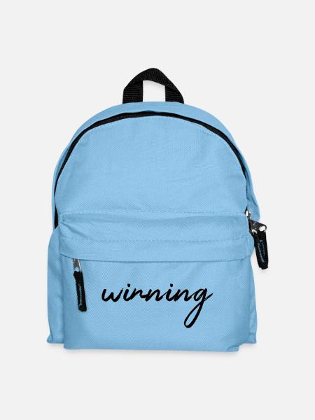 winning - Kids' Backpack - light blue
