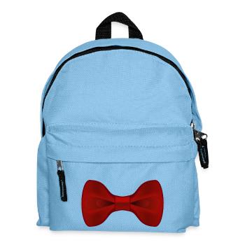 Plain Red Bow Tie - Kids' Backpack - light blue - Front