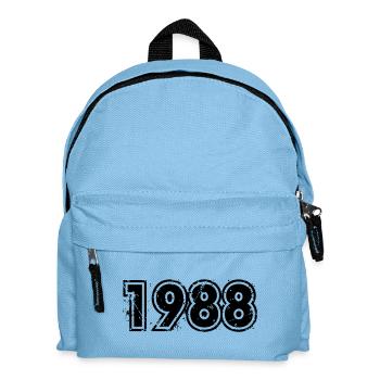 Jahrgang 1988 - Kinder Rucksack - Hellblau - Vorne