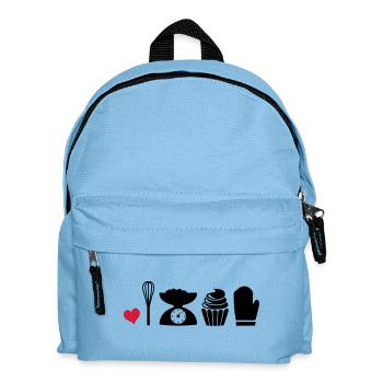faire cuire au four - Sac à dos Enfant - bleu clair - Devant