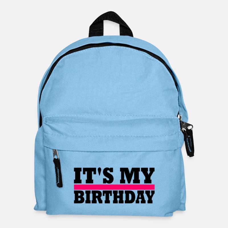 its my birthday - Kinder Rucksack - Hellblau