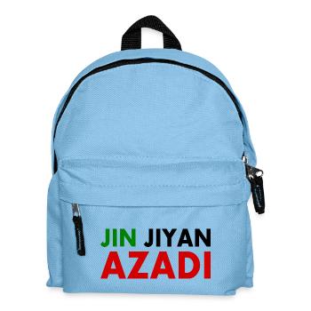 Women life freedom iran - Kids' Backpack - light blue - Front