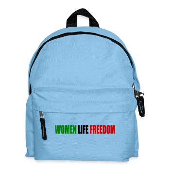 Women life freedom - Kinder Rucksack - Hellblau - Vorne