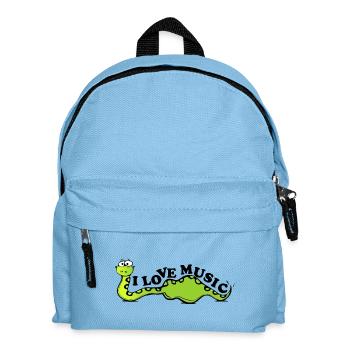 Le serpent aime la musique - Sac à dos Enfant - bleu clair - Devant