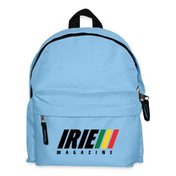 IRIE Magazine Reggae Rasta Roots Music Culture - Kids' Backpack - light blue - Front