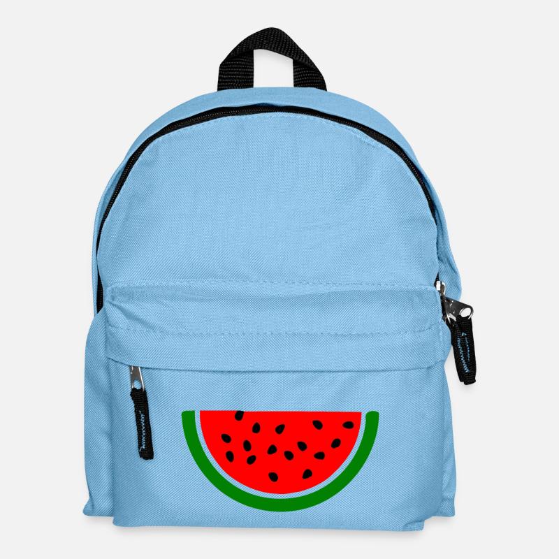 Wassermelone melone - Kinder Rucksack - Hellblau