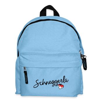 Schneggerla - Kinder Rucksack - Hellblau - Vorne