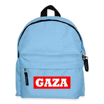 Gaza - Kinder Rucksack - Hellblau - Vorne