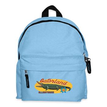 Gatorland – Retro Alligator Tourist Attraction - Kids' Backpack - light blue - Front