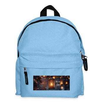 Winter glow - Kids' Backpack - light blue - Front