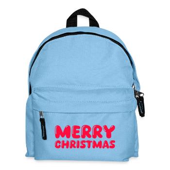 Joyeux Noël Fontaine Pétillante - Sac à dos Enfant - bleu clair - Devant