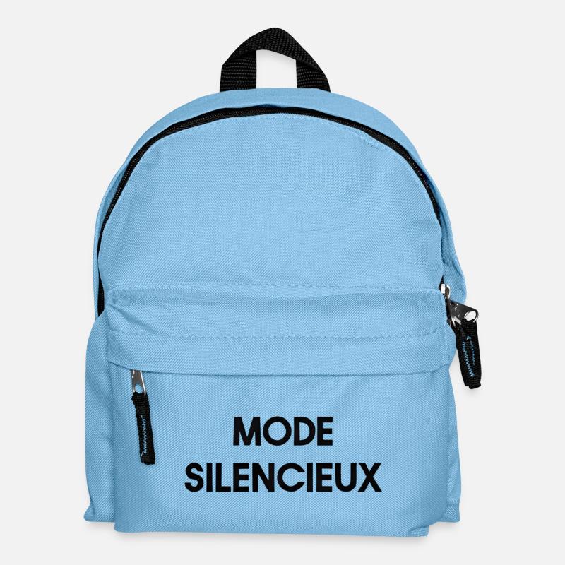 Silent Mode – Minimalism & Modern Calm - Kids' Backpack - light blue