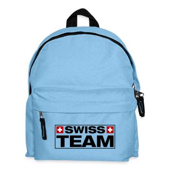 Team Swiss Switzerland - Kids' Backpack - light blue - Front