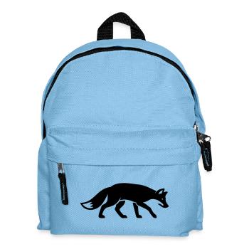 Fuchs Tier - Kinder Rucksack - Hellblau - Vorne