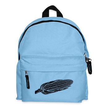 Mais-auf-Kolben-Silhouette - Kinder Rucksack - Hellblau - Vorne