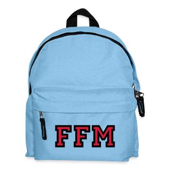 Frankfurt am Main FFM College Style - Kinder Rucksack - Hellblau - Vorne