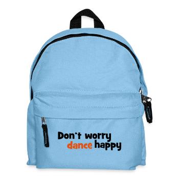 tanzen - Kinder Rucksack - Hellblau - Vorne