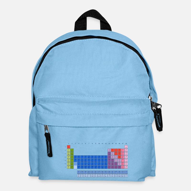 Periodic Table of the Elements - Kids' Backpack - light blue