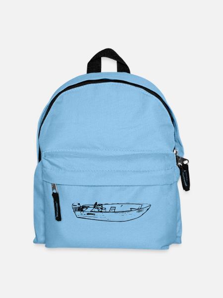 Boot - Kinder Rucksack - Hellblau