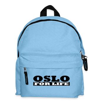 Oslo fürs Leben - Kinder Rucksack - Hellblau - Vorne