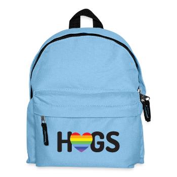 LGBT Hugs - Kids' Backpack - light blue - Front