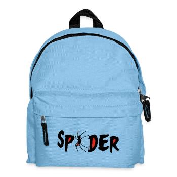 Rotäugige Spinne - Kinder Rucksack - Hellblau - Vorne