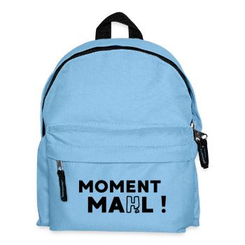 Moment mahl - Kinder Rucksack - Hellblau - Vorne