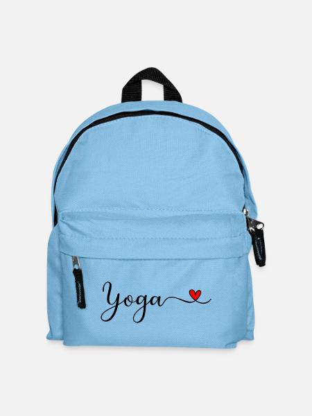 Yoga - Kinder Rucksack - Hellblau