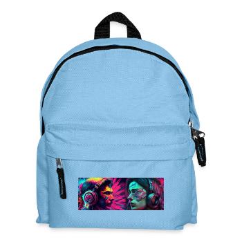 Music Psychedelic - Kids' Backpack - light blue - Front