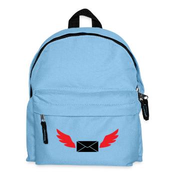 Express Mail Envelope Winged Post - Kids' Backpack - light blue - Front