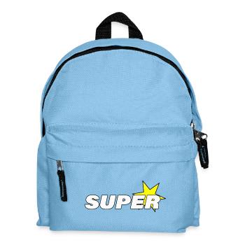 SUPER STAR - Kinder Rucksack - Hellblau - Vorne