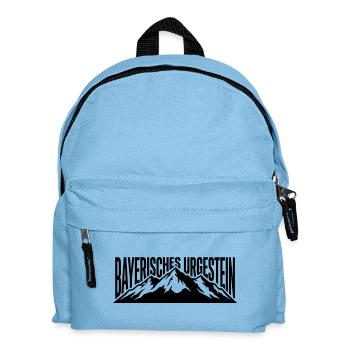 Bayrisches Urgestein - Kinder Rucksack - Hellblau - Vorne