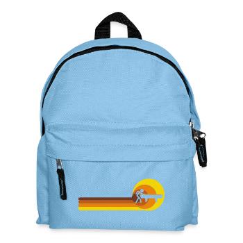  Billardtisch Billard Pool Vintage 70er 80er - Kinder Rucksack - Hellblau - Vorne