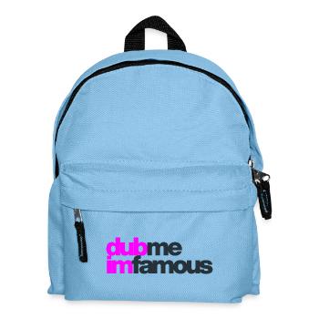 DUB ME I'M FAMOUS - Kinder Rucksack - Hellblau - Vorne