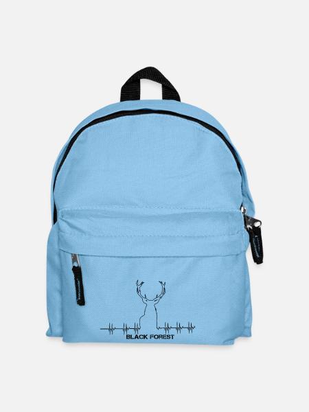 Black Forest Heartbeat black - Kinder Rucksack - Hellblau