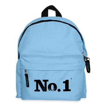No. 1 - Nummer 1 - Kinder Rucksack - Hellblau - Vorne