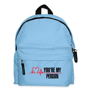 Vous êtes ma personne - Sac à dos Enfant - bleu clair - Devant