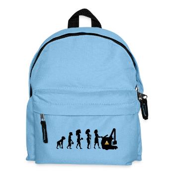Humor Evolution Manip Mobile Radio Radiology - Kids' Backpack - light blue - Front