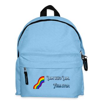 I am what I am - Kids' Backpack - light blue - Front