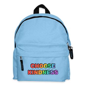 Choose Kindness Gradient - Kids' Backpack - light blue - Front