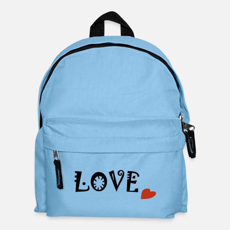 Love - Kids' Backpack - light blue