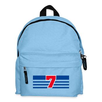 Number 7 France - Kids' Backpack - light blue - Front