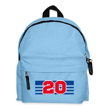 Number 20 France - Kids' Backpack - light blue - Front