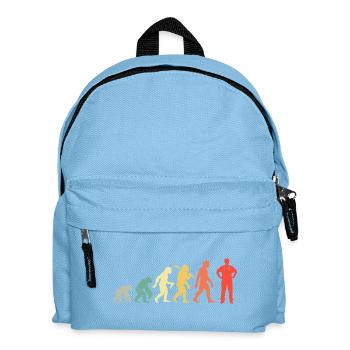 Arzt Evolution Doktor Für Assistenzärzte Mediziner - Kinder Rucksack - Hellblau - Vorne