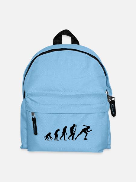 Änderungen im Einklang Eisschnelllauf - Kinder Rucksack - Hellblau