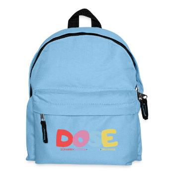 DOSE-Dopamin•Oxytocin•Serotonin•Endorphine - Kinder Rucksack - Hellblau - Vorne