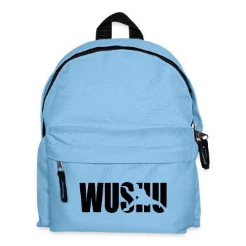 Wushu Kung Fu Martial Arts Classic Design - Kids' Backpack - light blue - Front