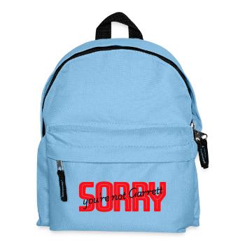 Sorry you are not Garrett - Kinder Rucksack - Hellblau - Vorne