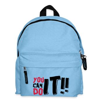 TU PEUX LE FAIRE - Sac à dos Enfant - bleu clair - Devant