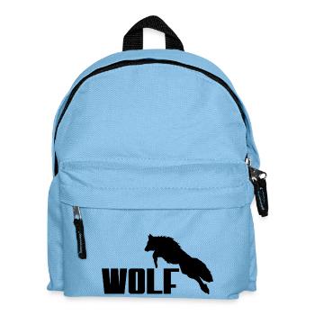 Logo Wolf - Sac à dos Enfant - bleu clair - Devant